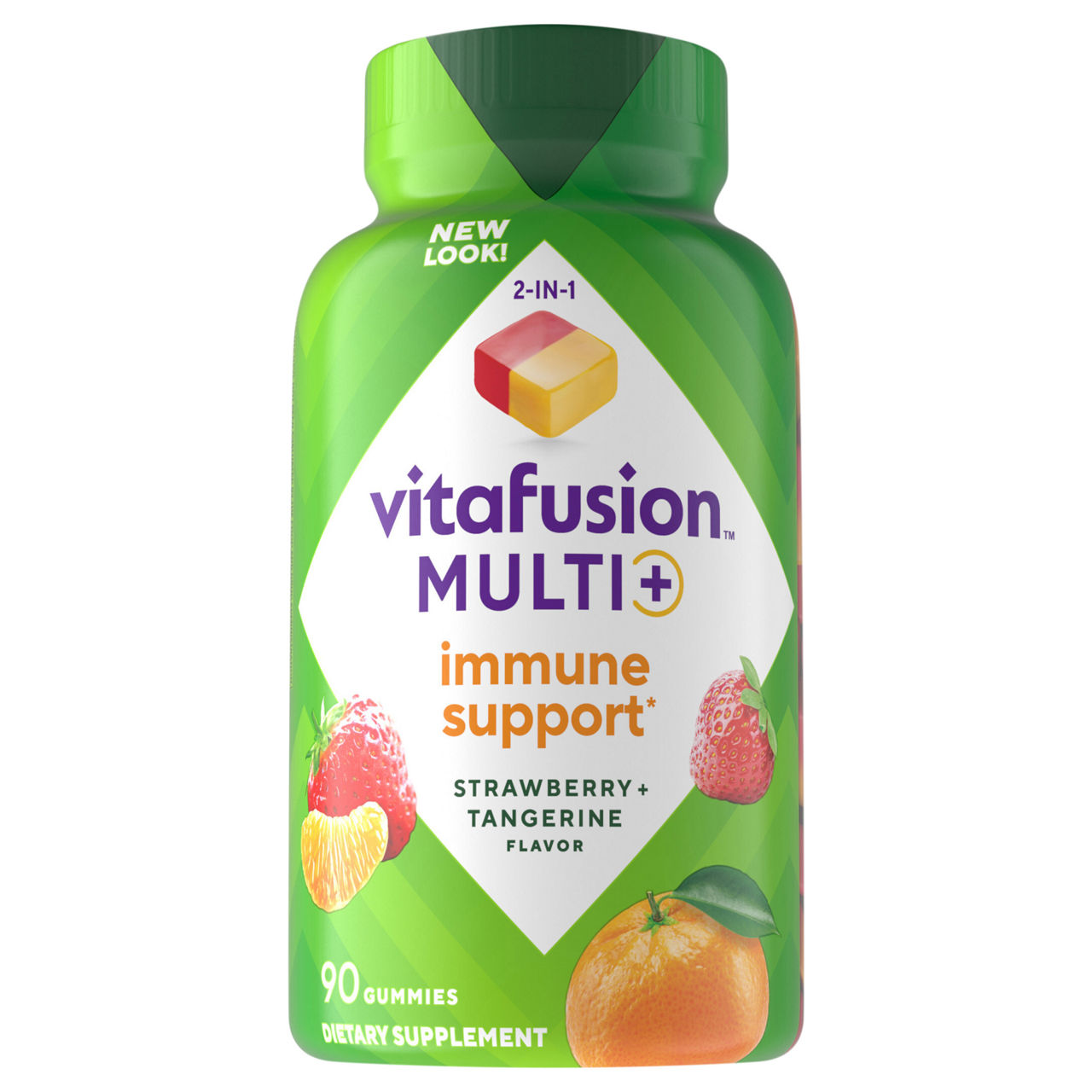 Vitafusion Multi+ Strawberry + Tangerine Flavor Immune Support