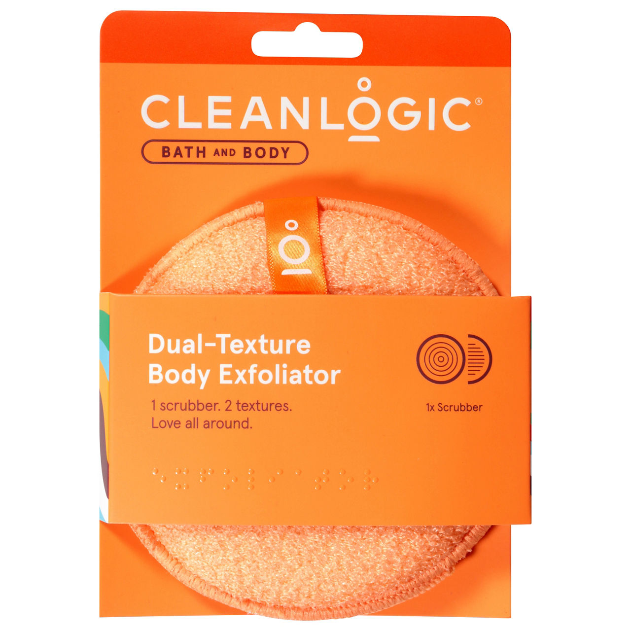 Cleanlogic Bath and Body Dual-Texture Body Exfoliator | Wegmans
