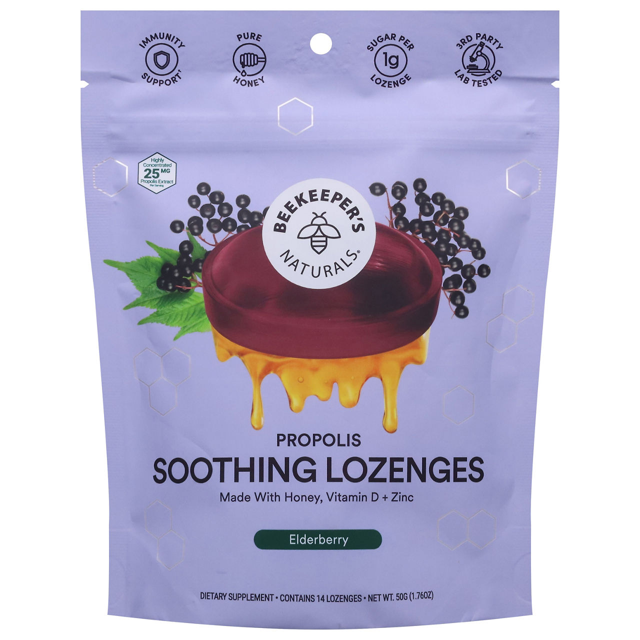 Pep Torres★未開封5枚セット★ロカビリー Beekeeper's Naturals Soothing Lozenges, Propolis, Elderberry | Wegmans