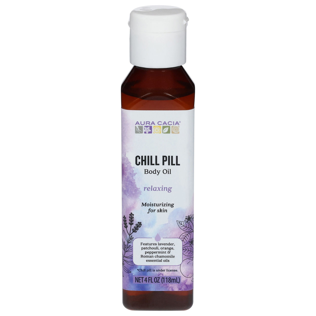 Aura Cacia Body Oil, Chill Pill, Relaxing | Wegmans
