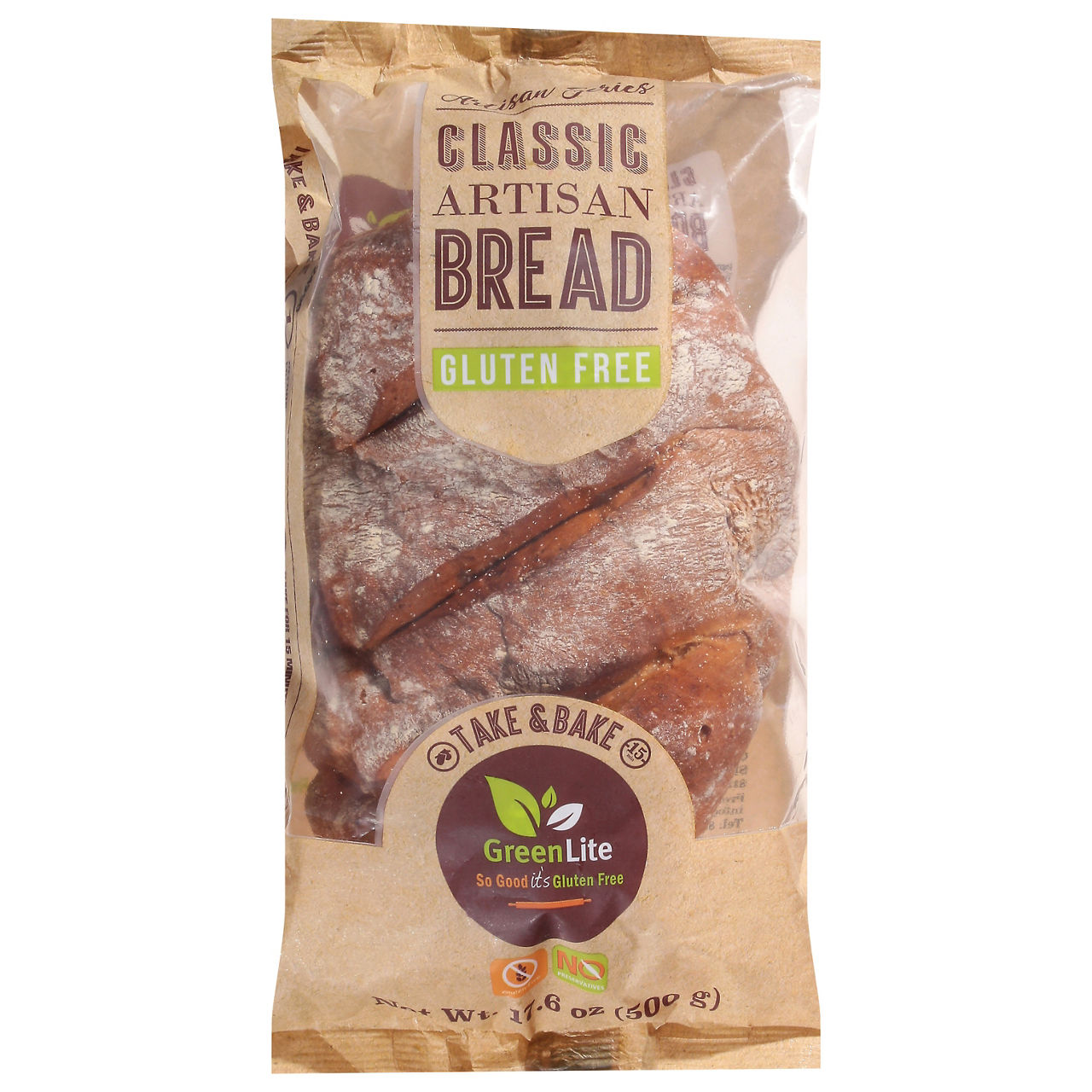 GreenLite Bread, with Chia, Gluten Free, Multigrain, Artisan | Wegmans