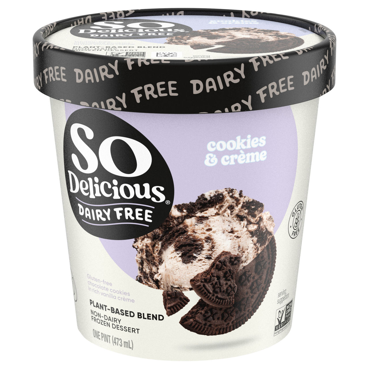 So Delicious Dairy Free Vegan Cookies and Creme Wondermilk Frozen