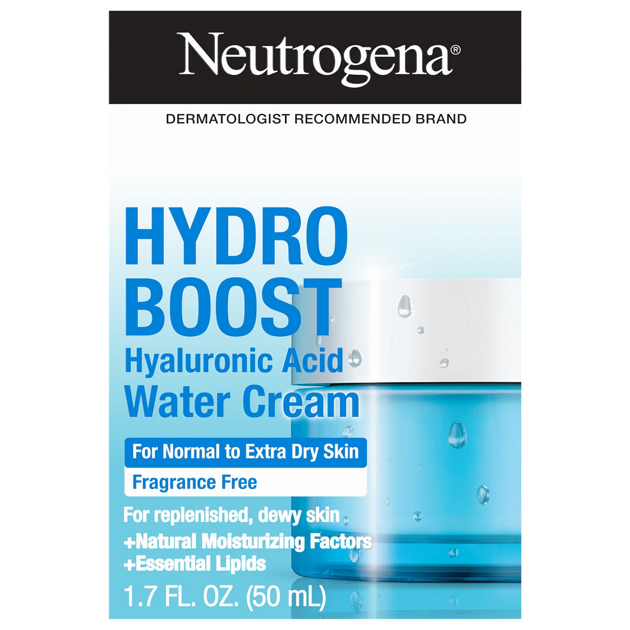 Neutrogena Hydro Boost Hyaluronic Acid Fragrance Free Water Cream