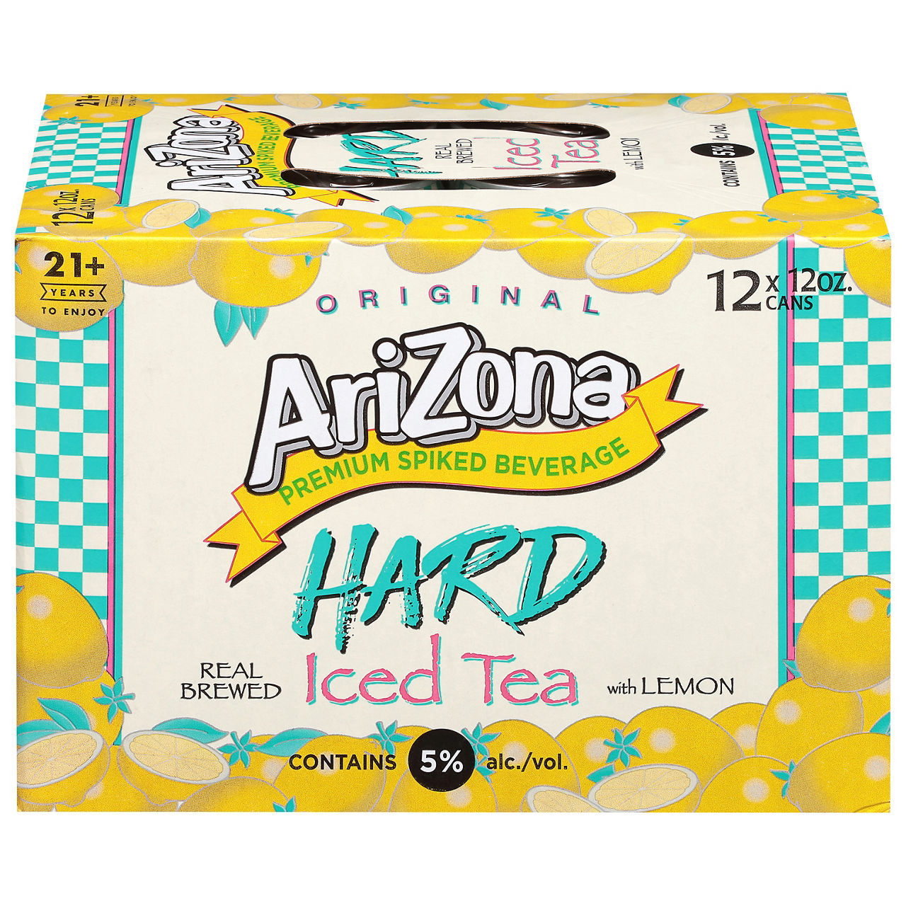 AriZona Hard Lemon Tea 12/12oz Cans | Wegmans