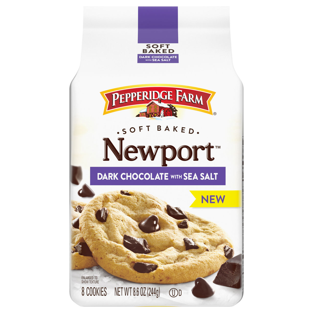 Pepperidge Farm Cookies, Dark Chocolate with Sea Salt, Soft Baked