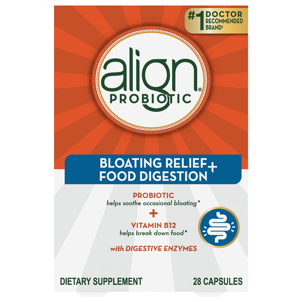 Align Digestive Support Probiotic Extra Strength, 5X More Good