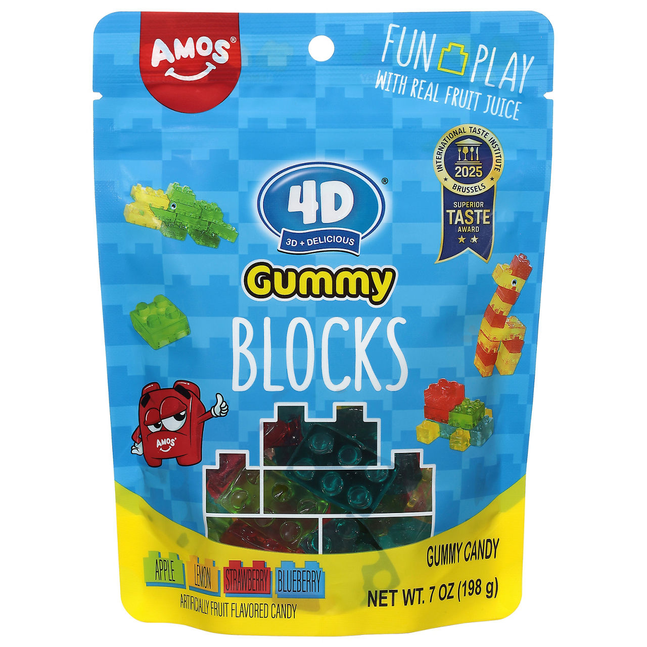 Amos 4D Blocks Gummy Candy | Wegmans