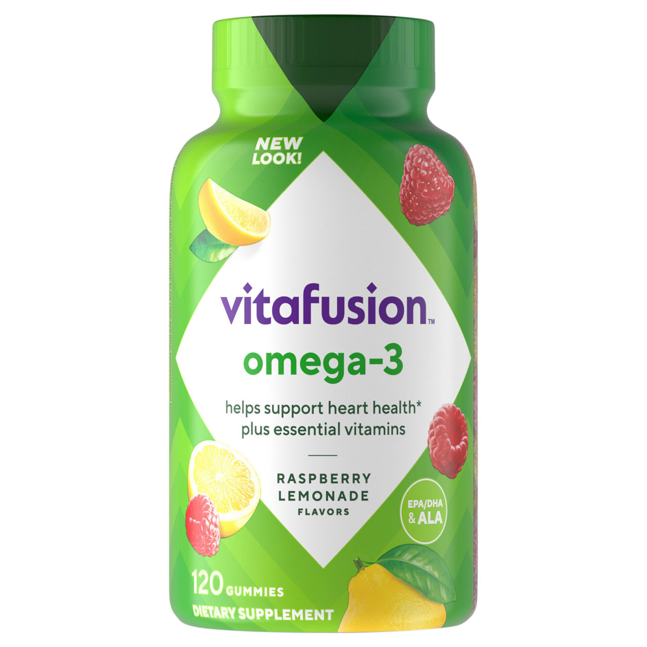Vitafusion Gummies Raspberry Lemonade Flavors Omega-3 | Wegmans