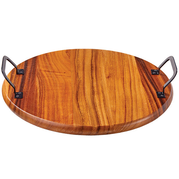 a.depeche アデペシュ　splem counter board 1200 Lipper Acacia Round Board | Wegmans