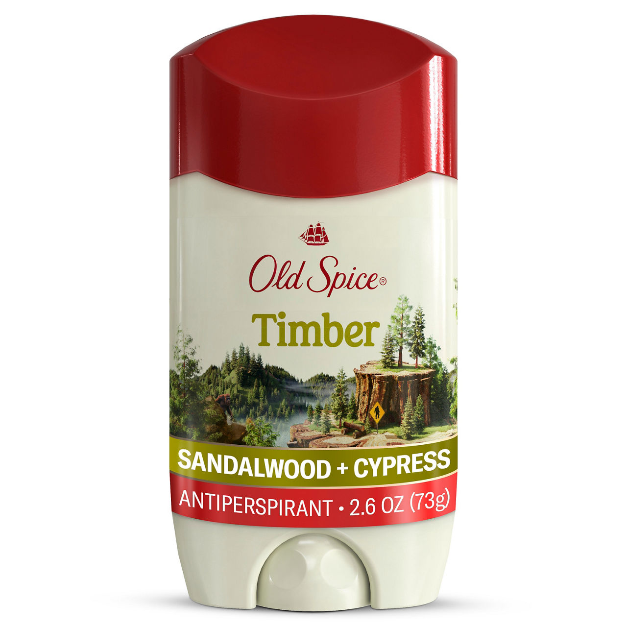 Old Spice Mind + Body Men's Antiperspirant & Deodorant Timber with