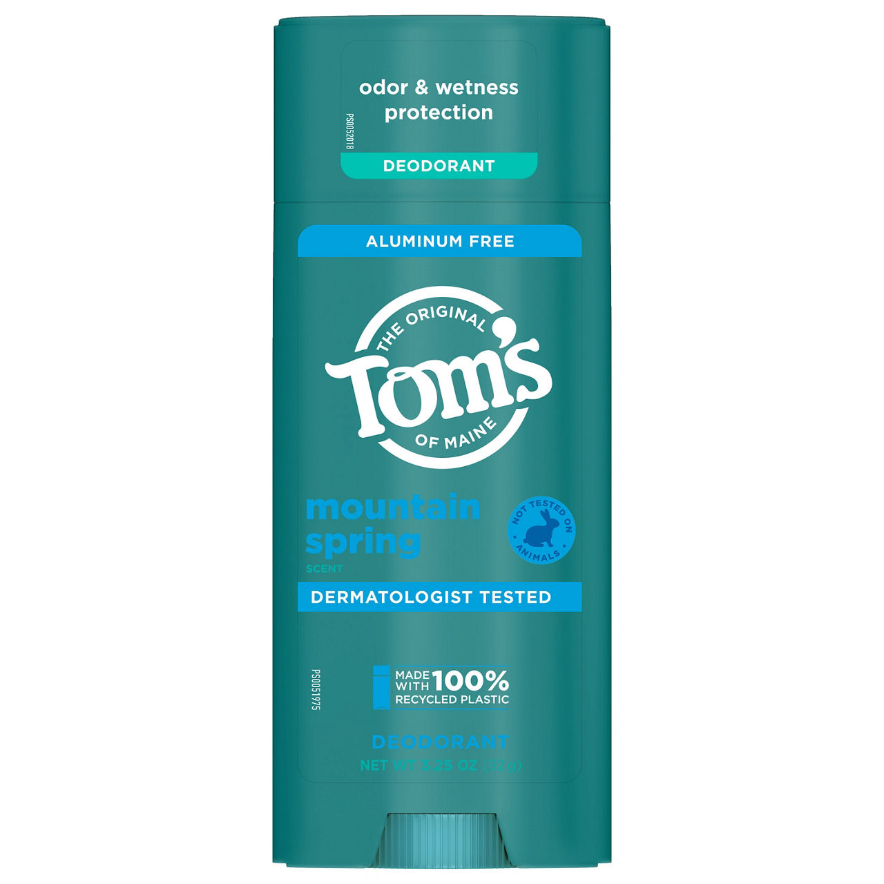 Tom's of Maine Deodorant, Mountain Spring Scent, Aluminum Free