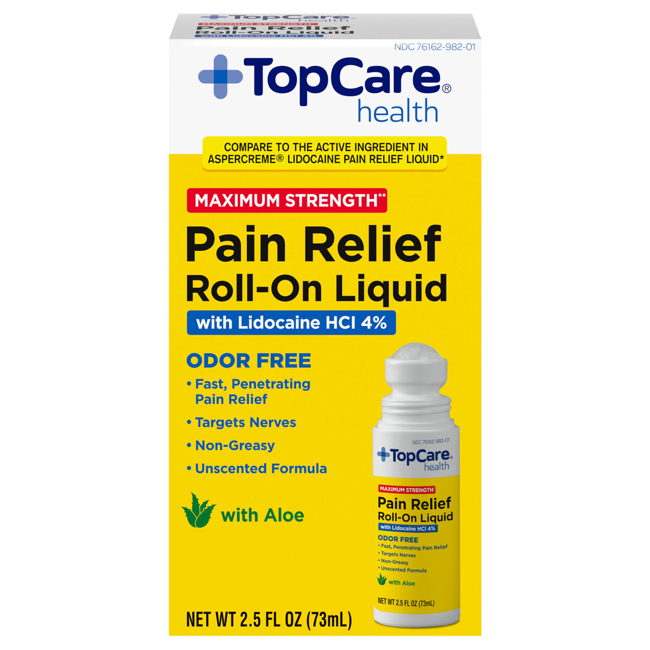 chip LXクリーム TopCare Health Maximum Strength Roll-On-Liquid Odor Free Pain