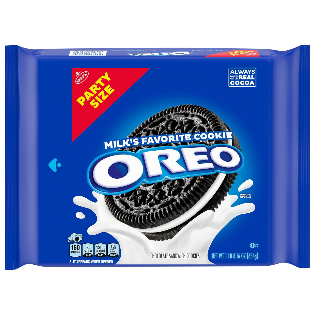 Oreo Chocolate Sandwich Cookies Party Size | Wegmans