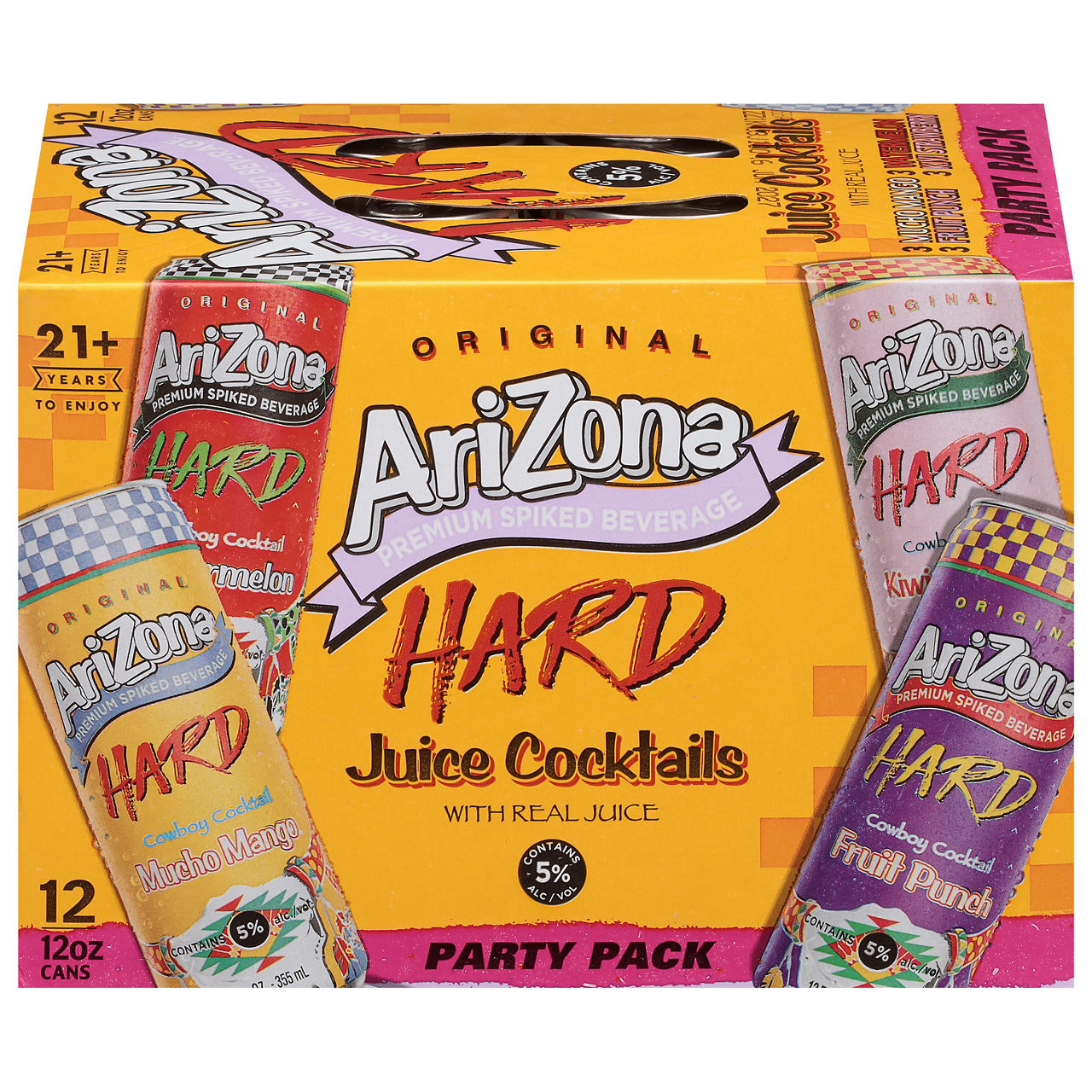 AZARE PLANTS HARD 120ml 3個 Arizona Hard Juice Cocktail Variety Pack | Wegmans