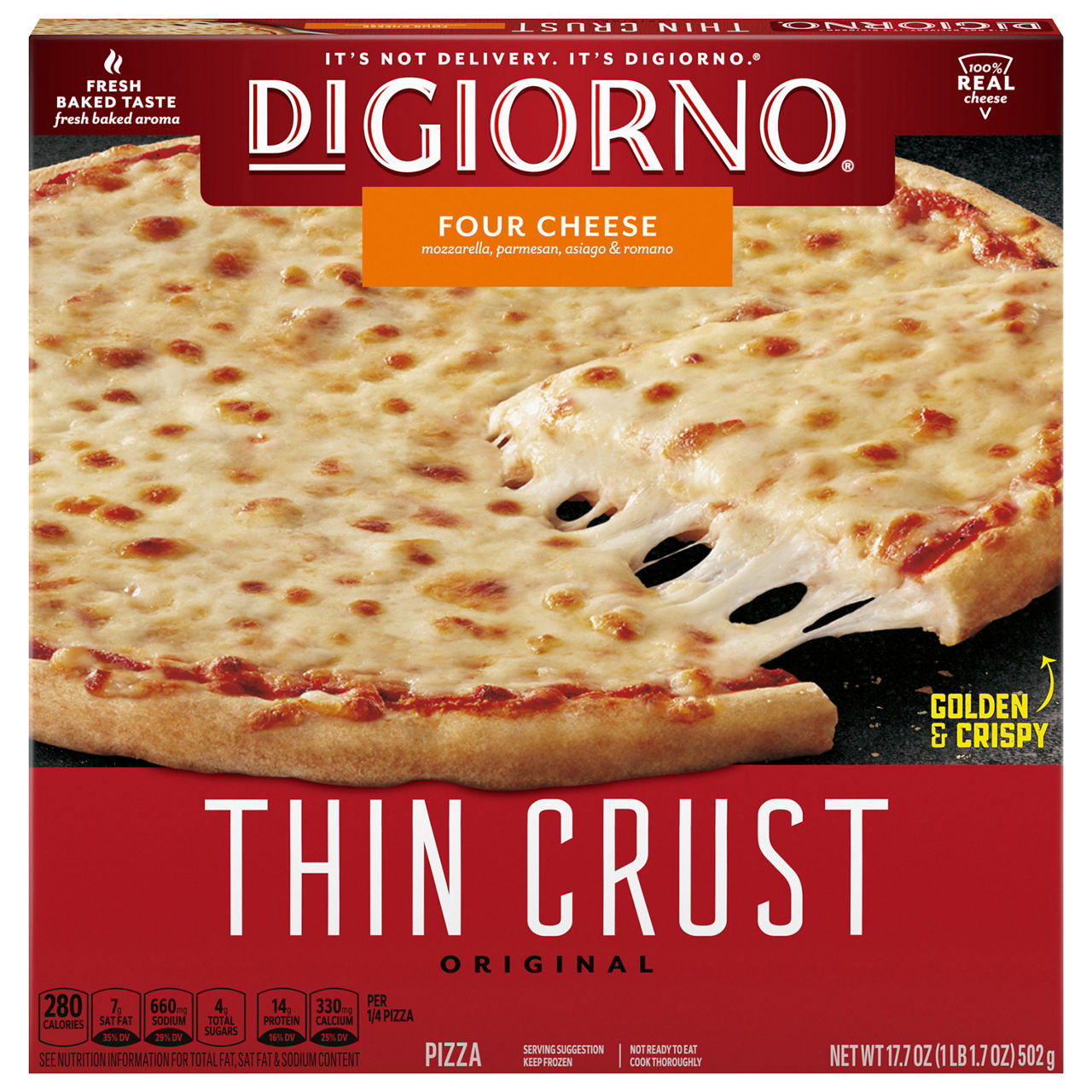 DiGiorno Pizza, Thin Crust, Four Cheese, Original | Wegmans