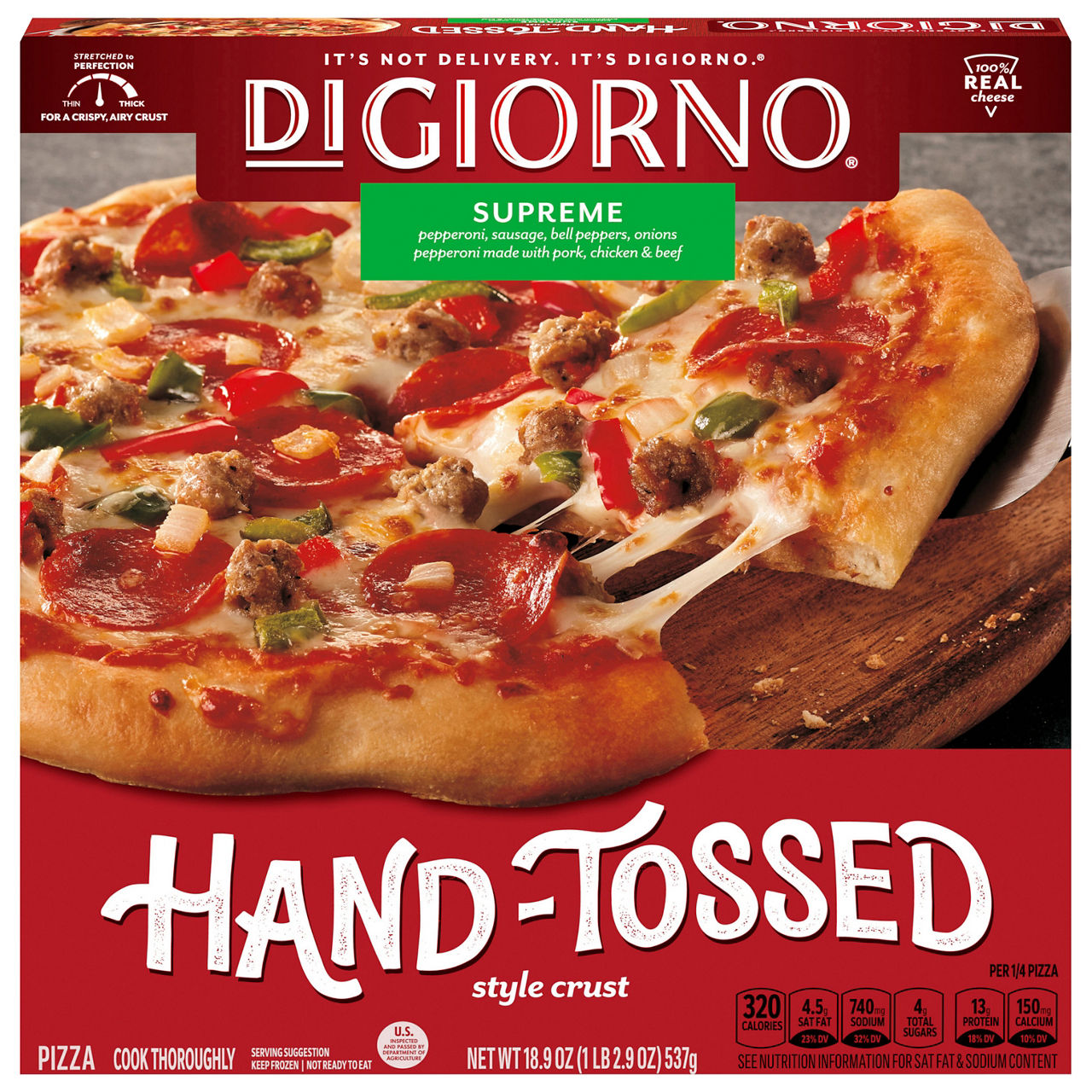 DiGiorno Hand-Tossed Style Crust Supreme Pizza | Wegmans