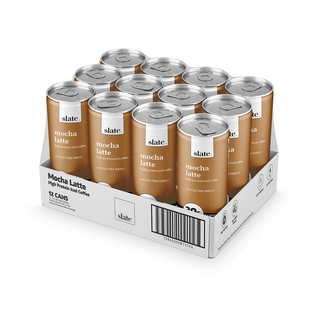 Slate Mocha Latte 12 Pack Case | Wegmans