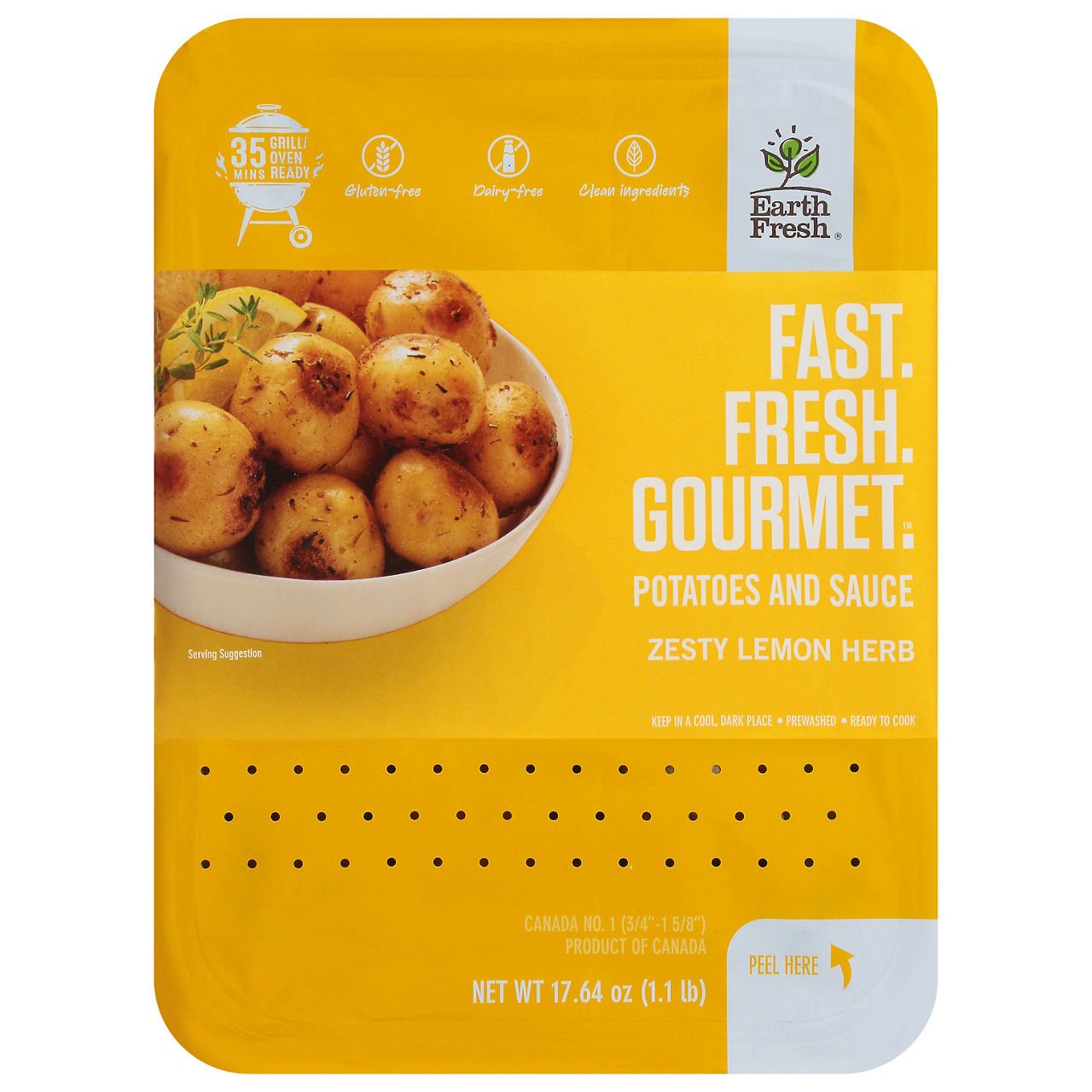 Earth Fresh Potatoes and Sauce, Zesty Lemon Herb | Wegmans