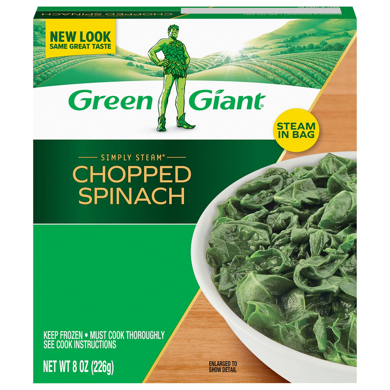 Green Giant Simply Steam Chopped Spinach | Wegmans