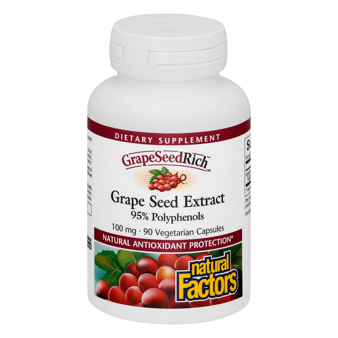 Natural Factors GrapeSeedRich, 100 mg, Vegetarian Capsules | Wegmans