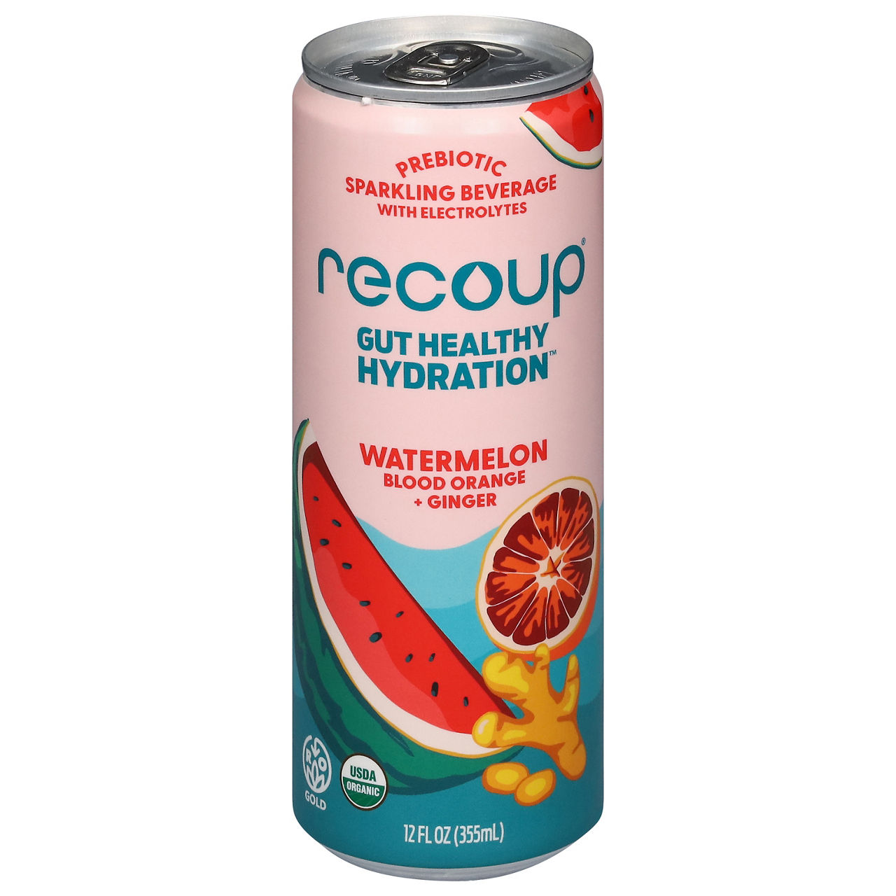 Recoup Gut Healthy Hydration Sparkling Beverage, with Electrolytes