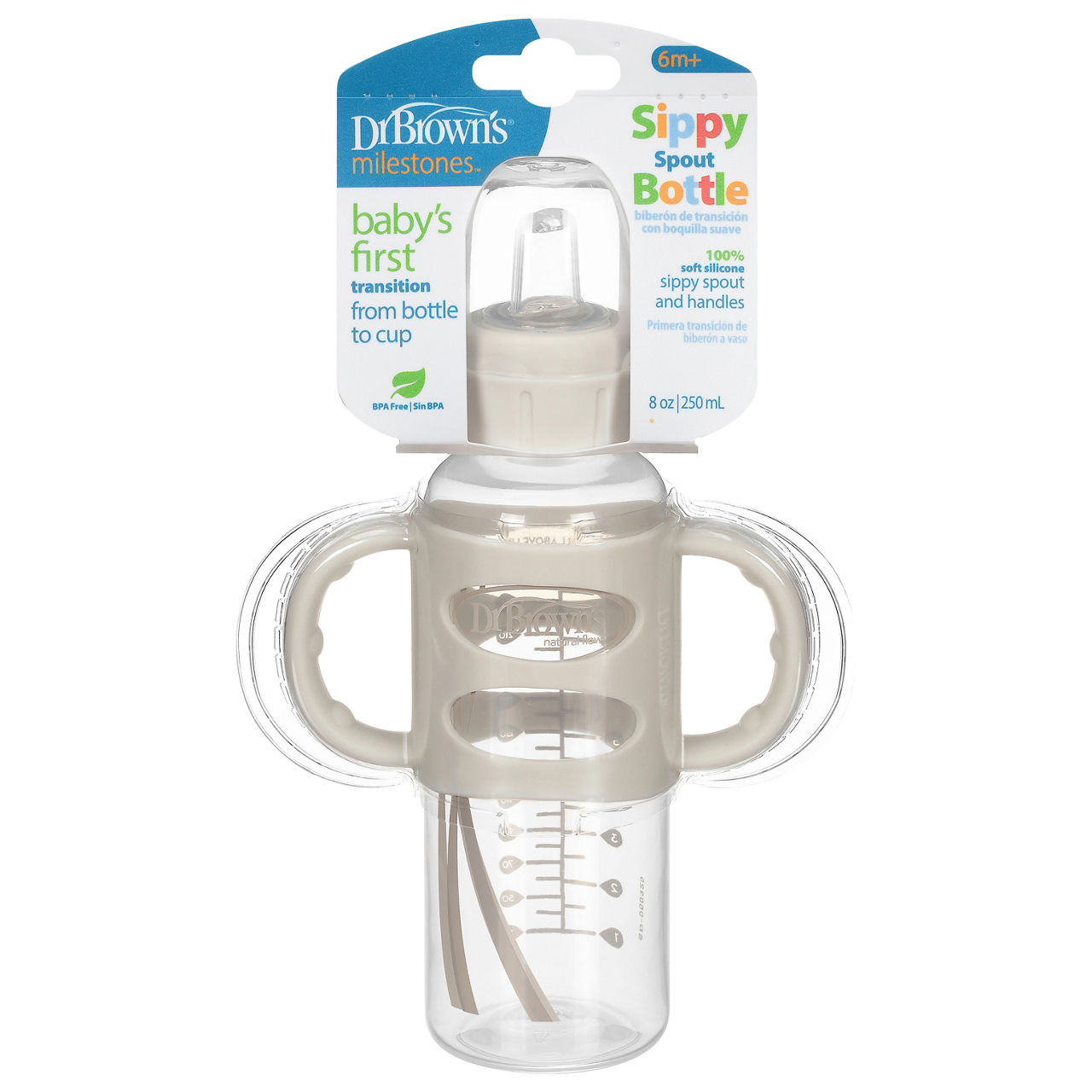 Dr Brown's Milestones 6m+ 8 Oz Sippy Spout Bottle | Wegmans