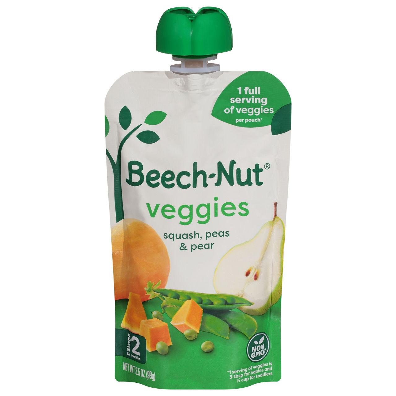 Beech-Nut Stage 2 (6+ Months) Squash, Peas & Pear Veggies | Wegmans