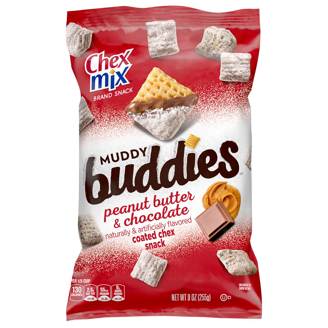 Chex Mix Muddy Buddies Coated Peanut Butter Chocolate Chex Snack