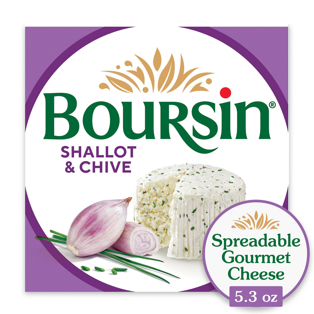 Boursin® Shallot & Chive Spreadable Gourmet Cheese | Wegmans