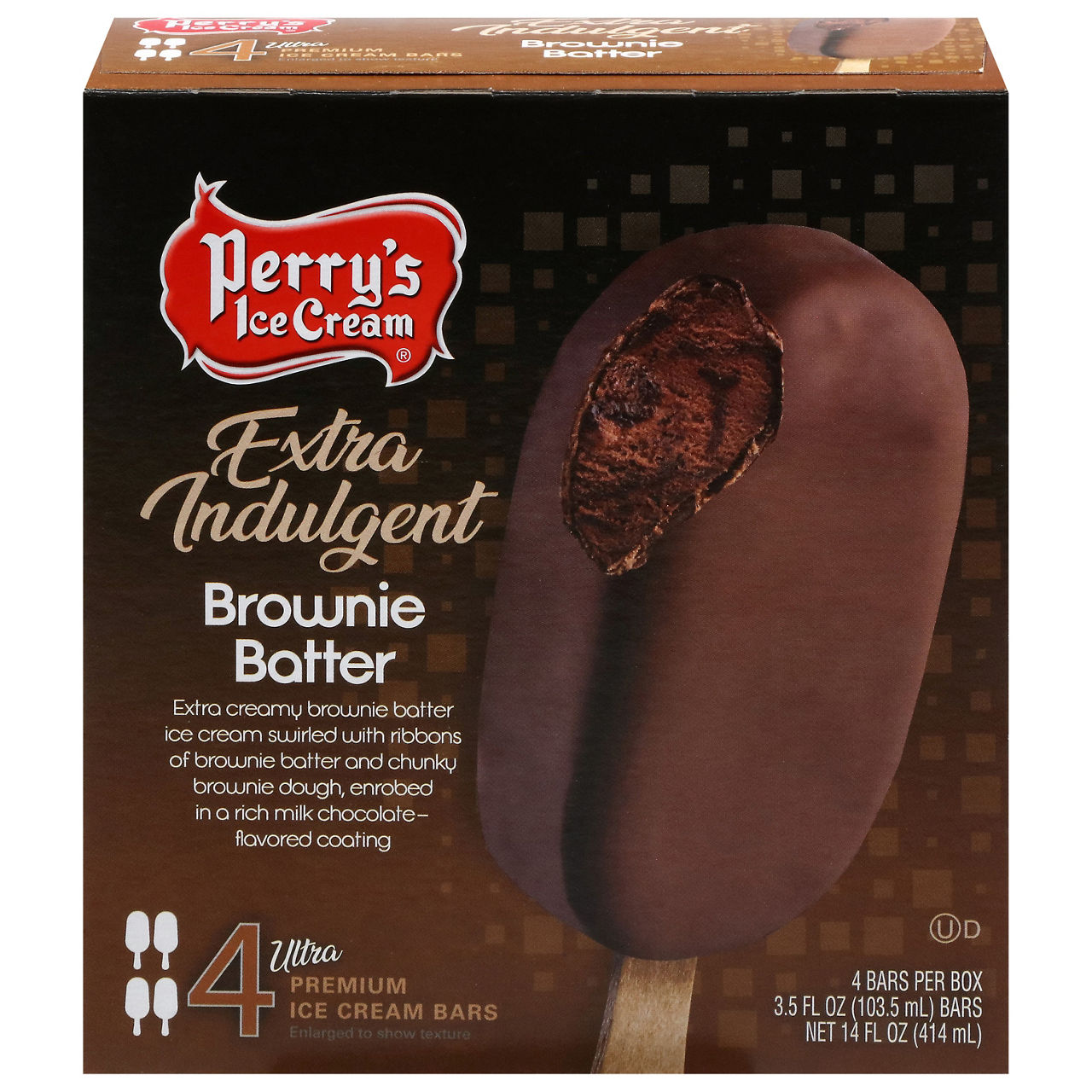 Perry's Ice Cream Extra Indulgent Decadent Premium, Brownie Batter, Ice ...