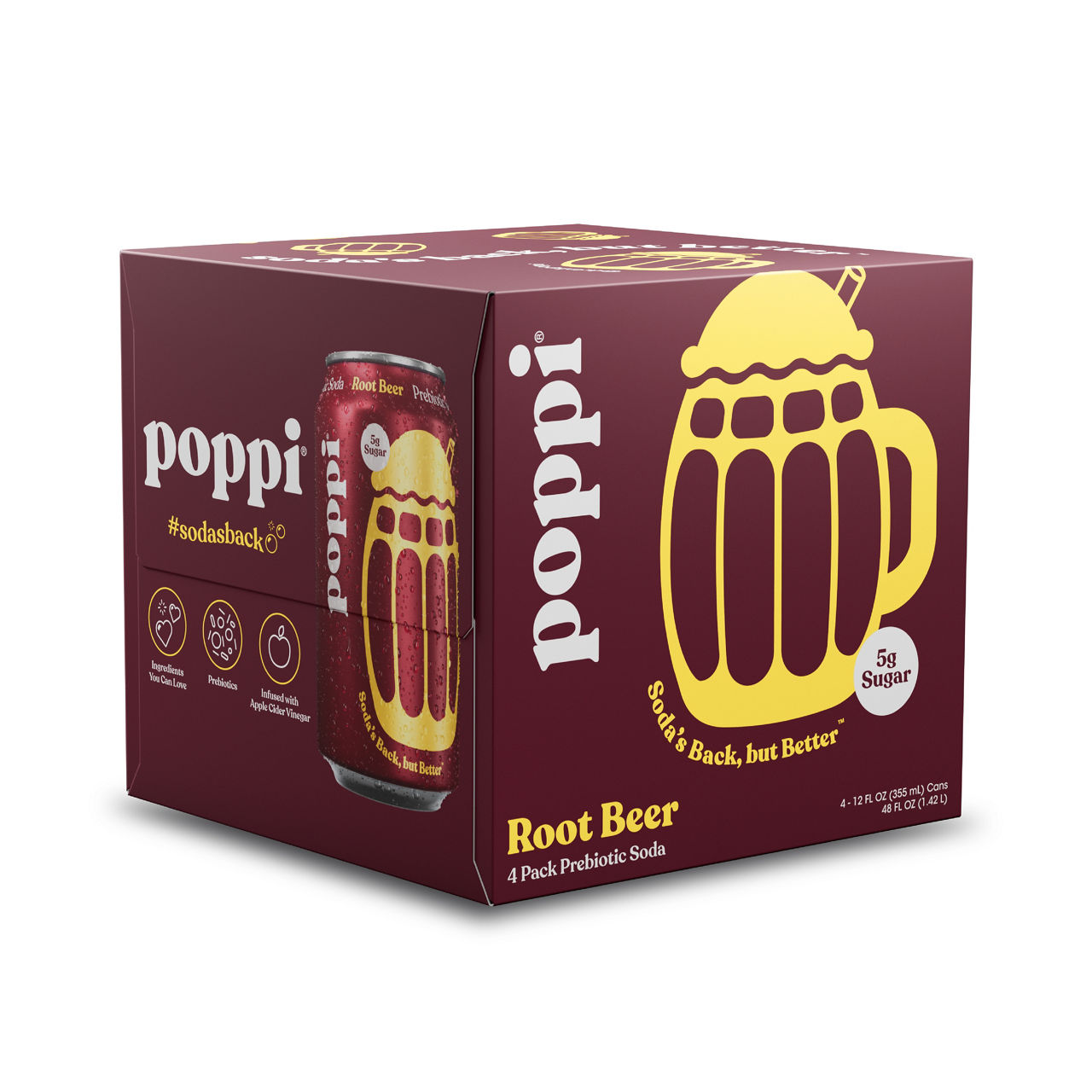 Poppi Root Beer 4-Pack | Wegmans
