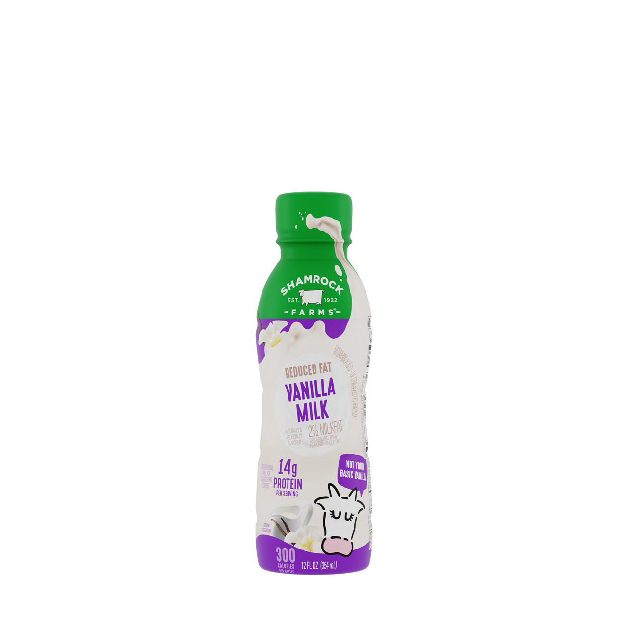 Shamrock Farms 2% Vanilla Milk 12oz | Wegmans