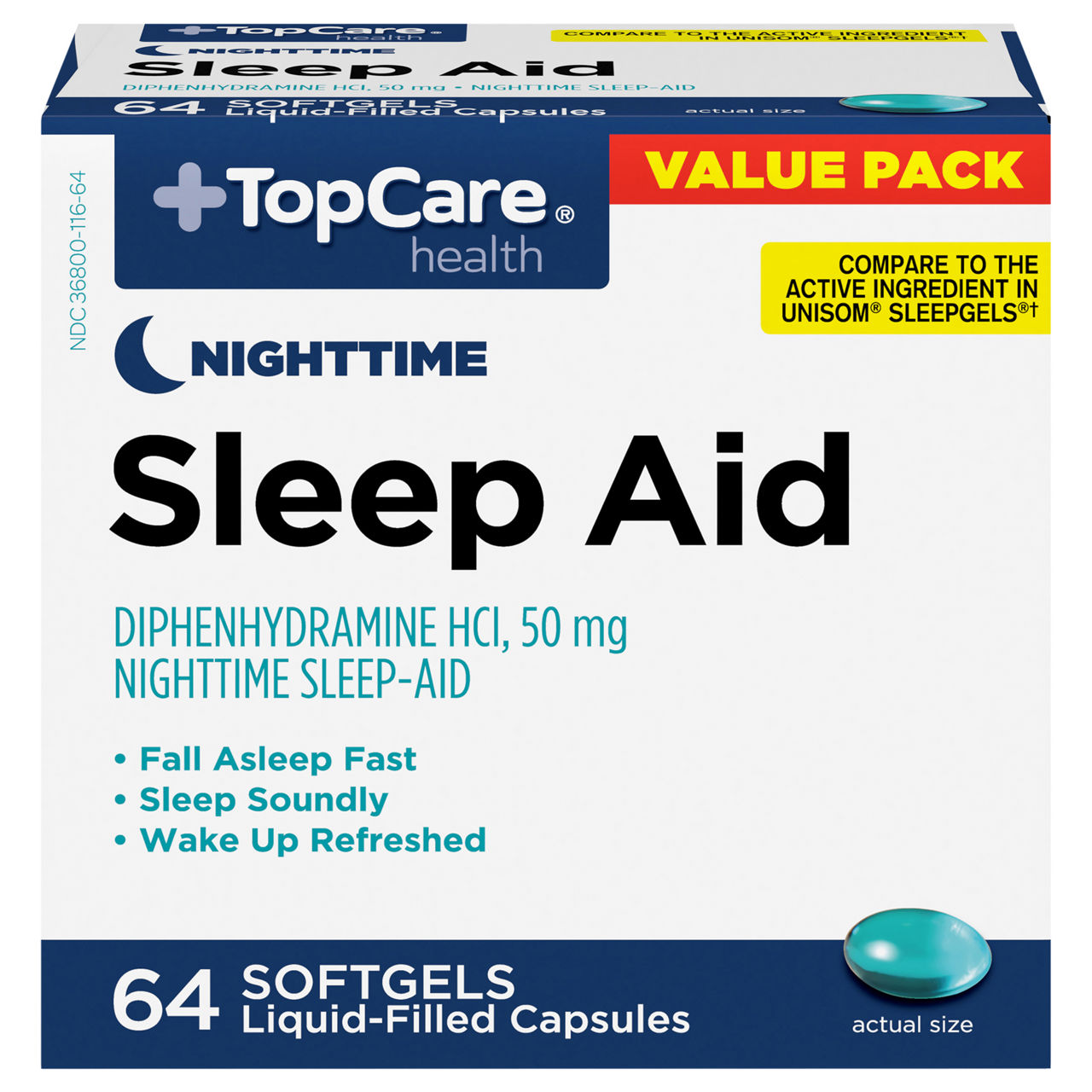 TopCare Health Zzz Sleep, 50 mg, Nighttime, Berry Flavor | Wegmans