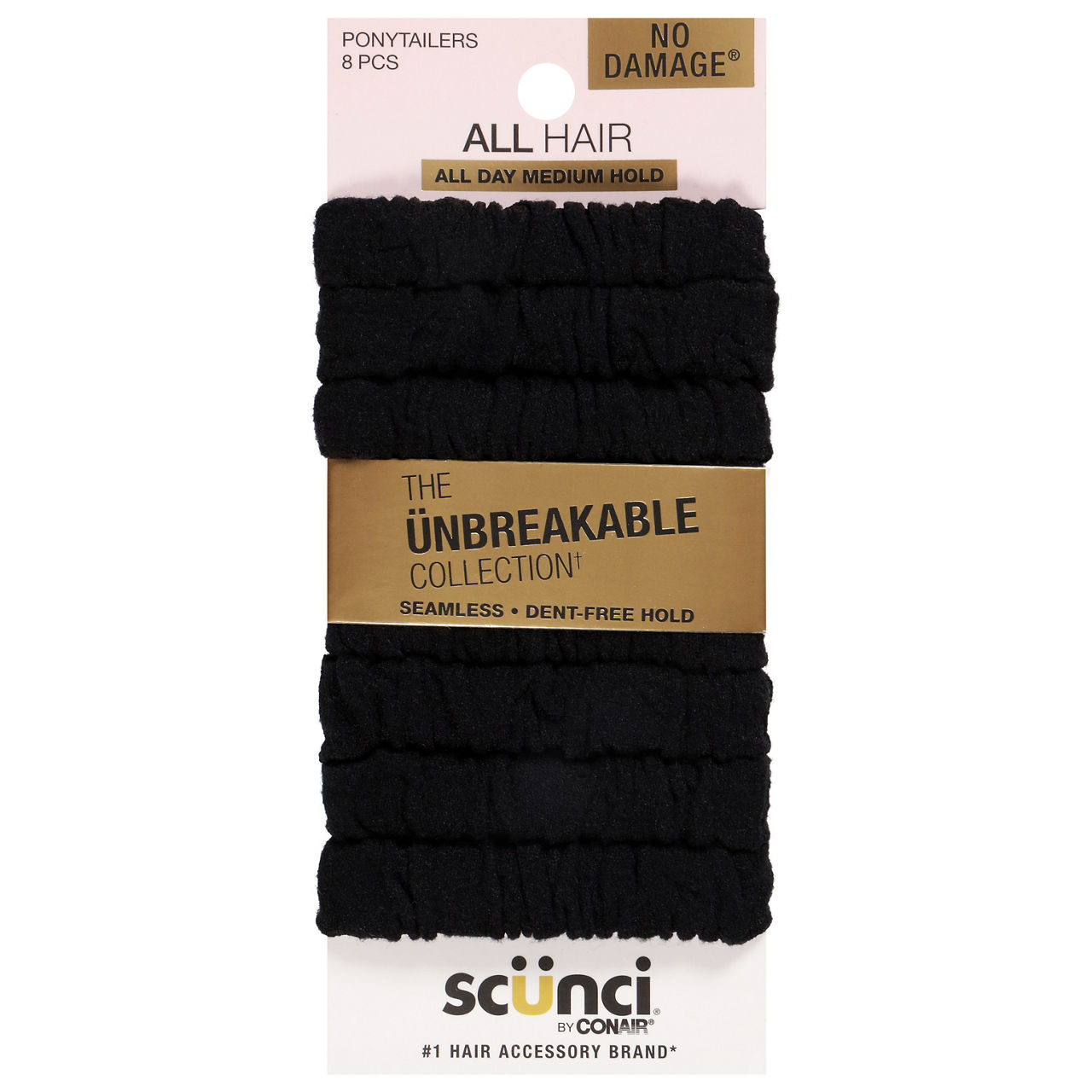 Scunci The Unbreakable Collection No Damage Ponytailers | Wegmans