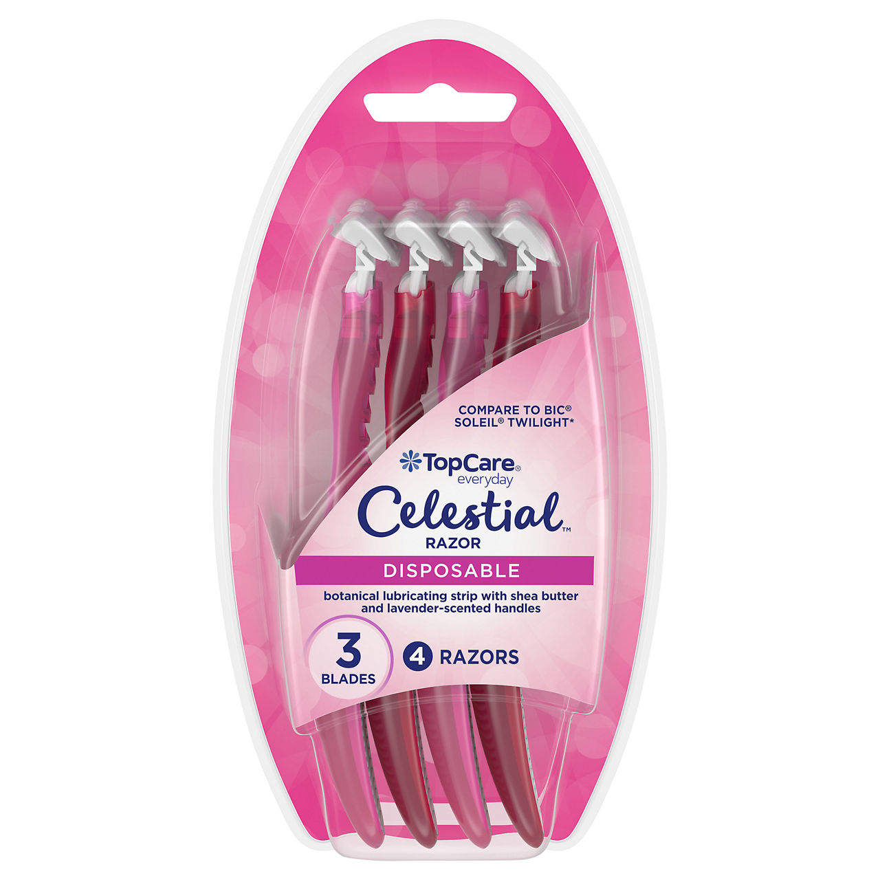 TopCare Everyday 3 Blades Celestial Disposable Razors | Wegmans