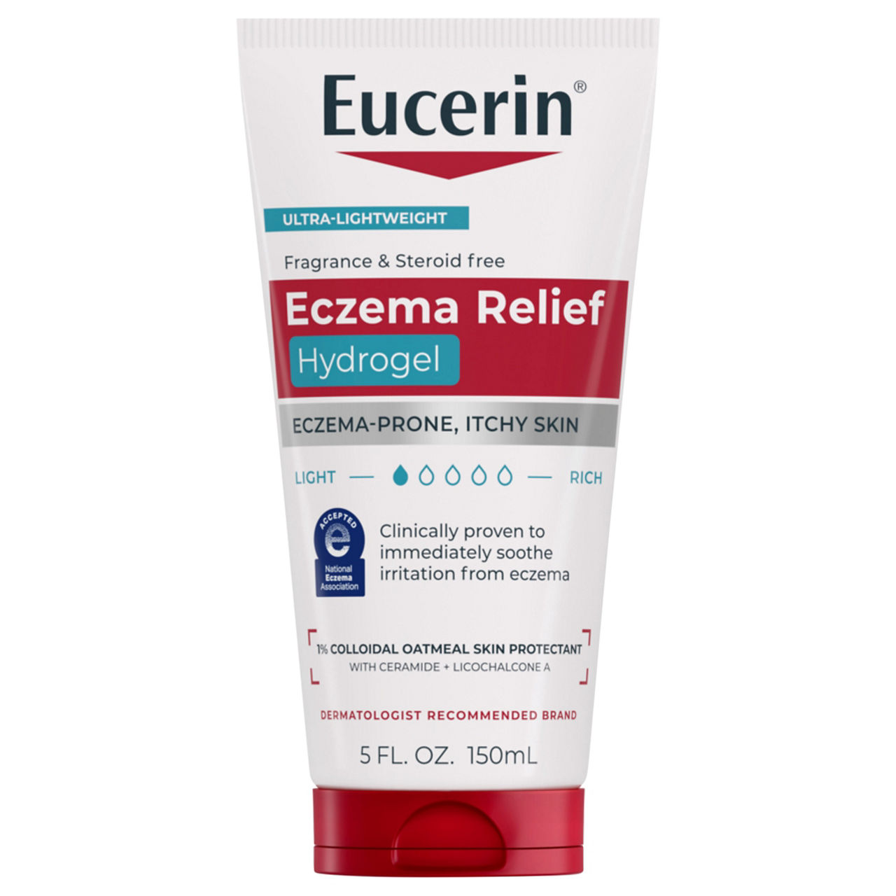 Eucerin Eczema Relief Hydrogel 5 oz product package