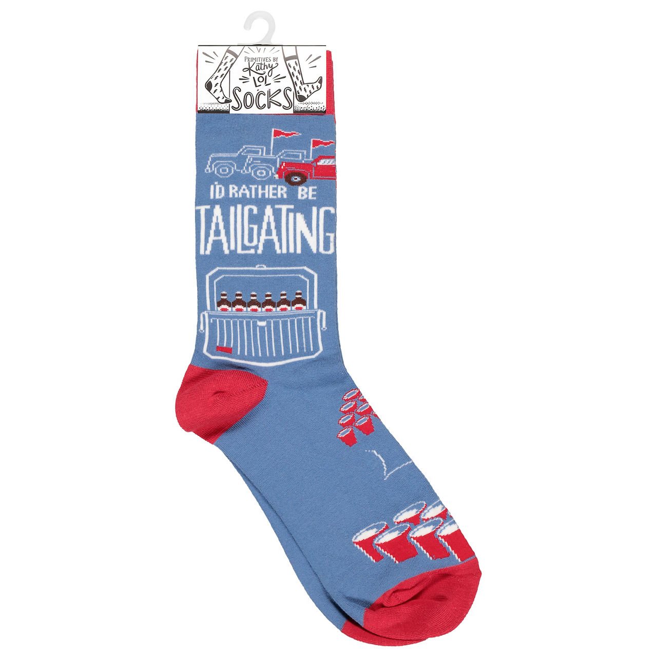 Primitives by Kathy Rather Be Tailgating One Size Socks | Wegmans