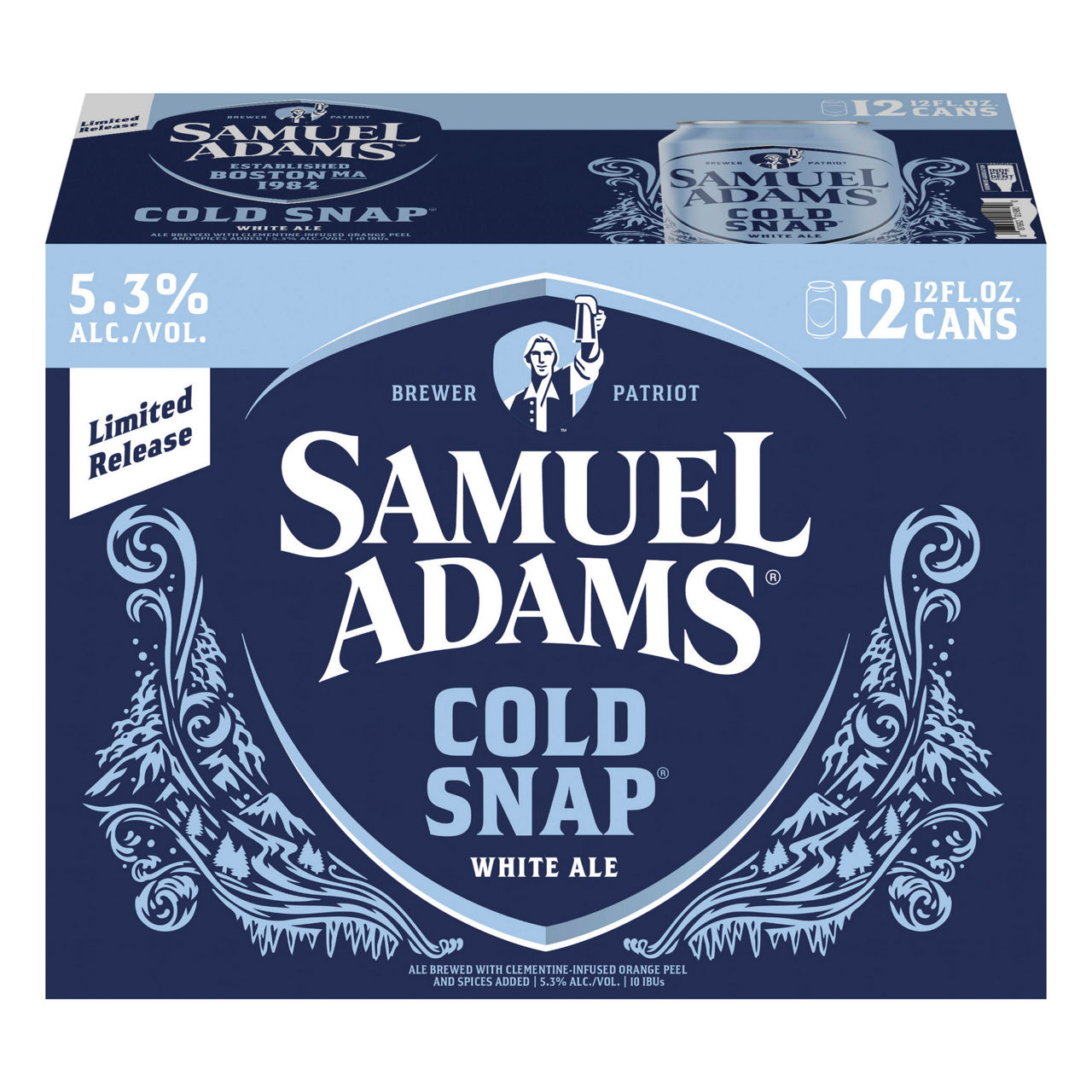 Samuel Adams Cold Snap Lager 12pk/12oz Cans | Wegmans