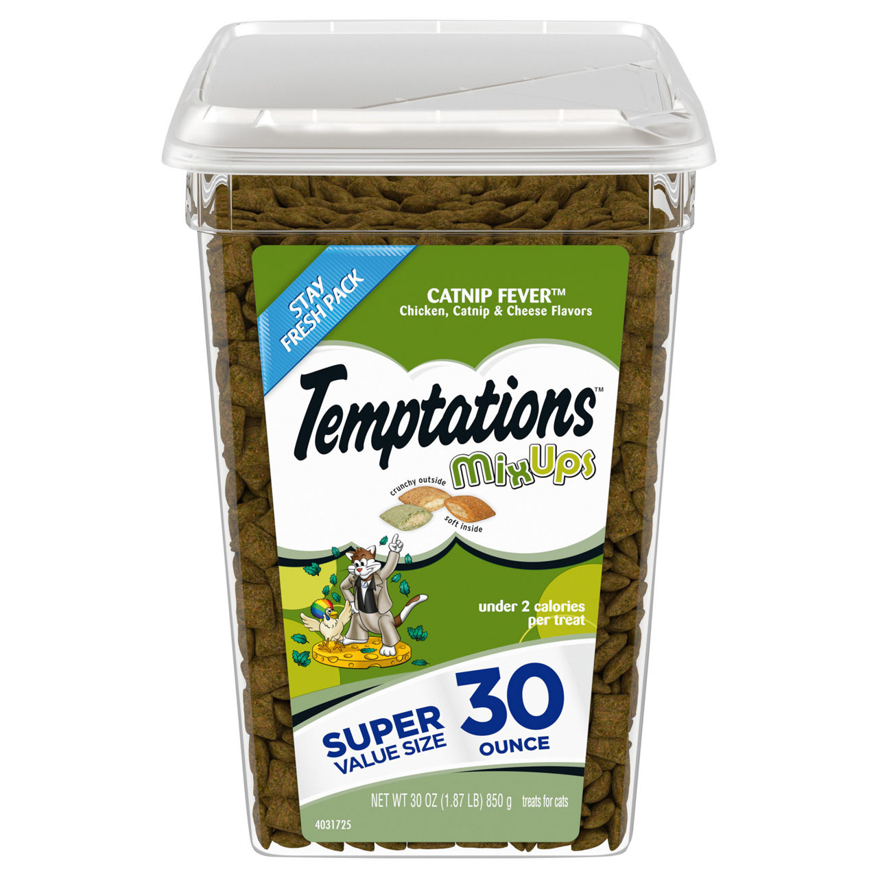 Temptations MixUps Treats for Cats, Catnip Fever, Chicken Catnip