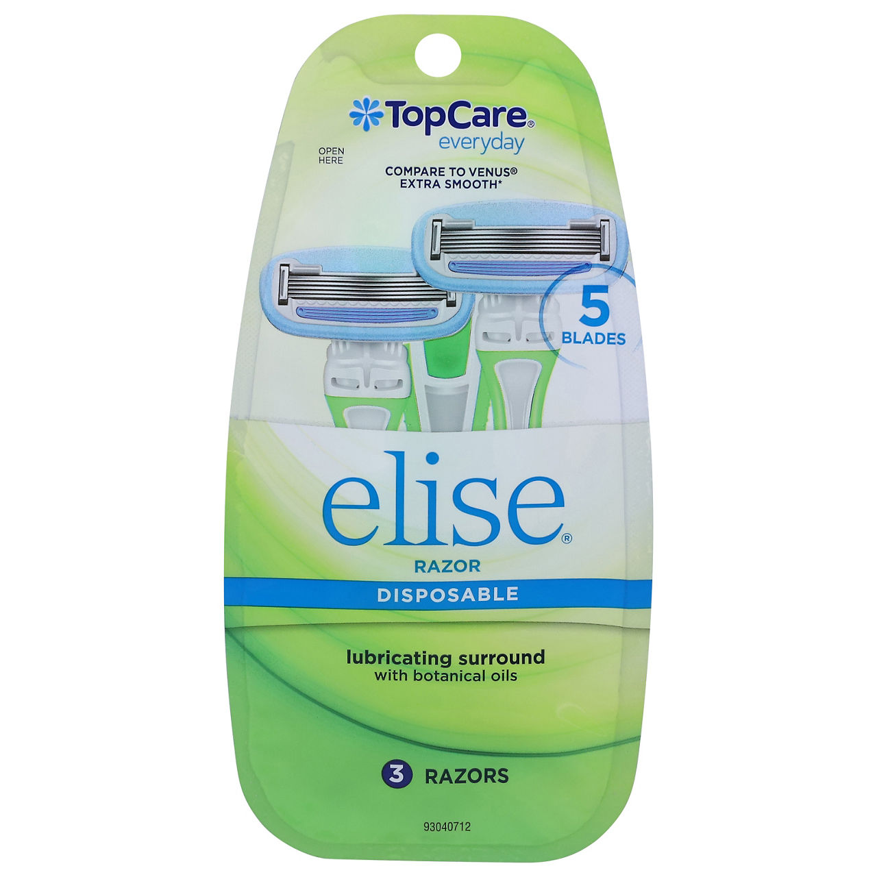TopCare Everyday Razors, Disposable, Elise, 5 Blades | Wegmans