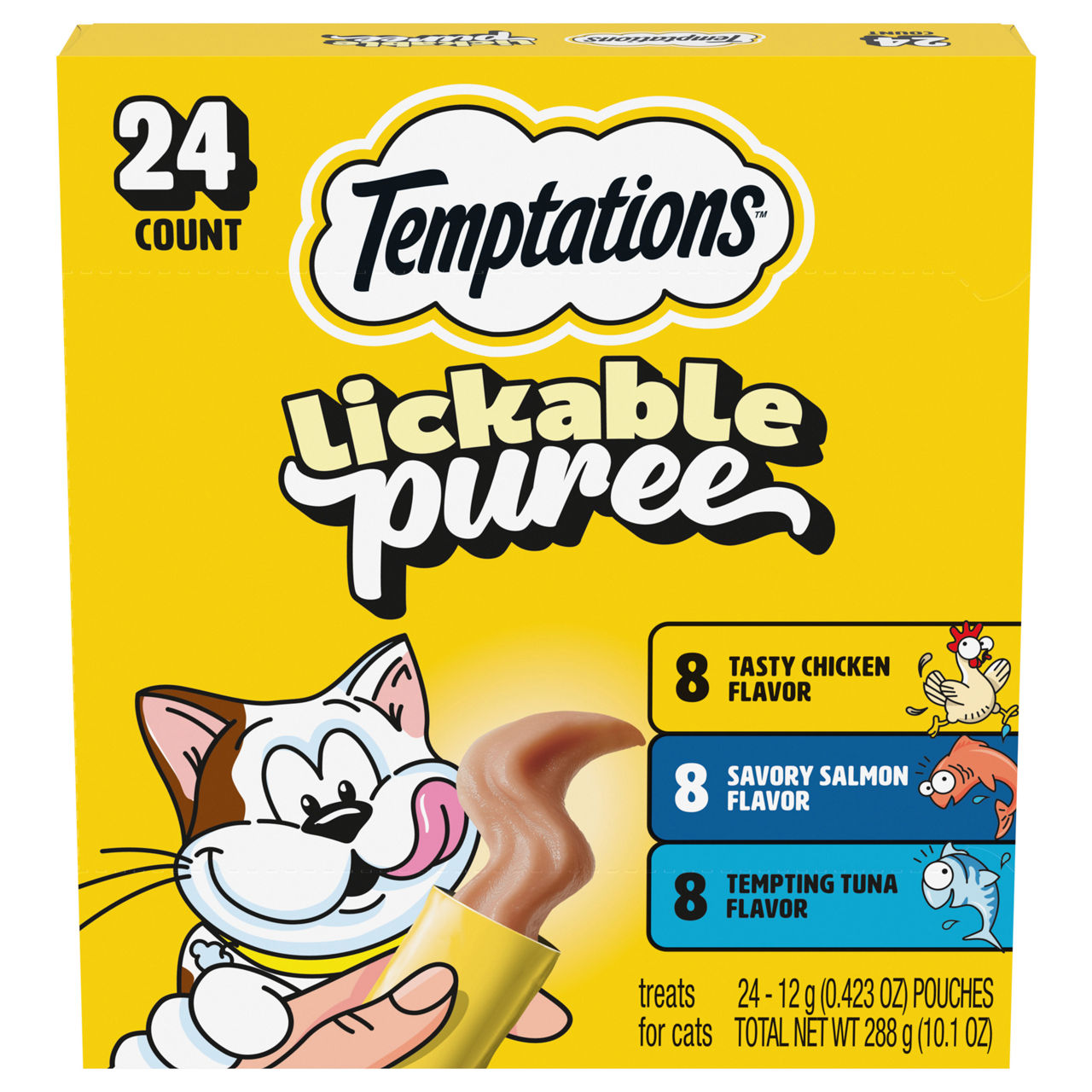 Temptations Lickable Puree Assorted Treats for Cats | Wegmans