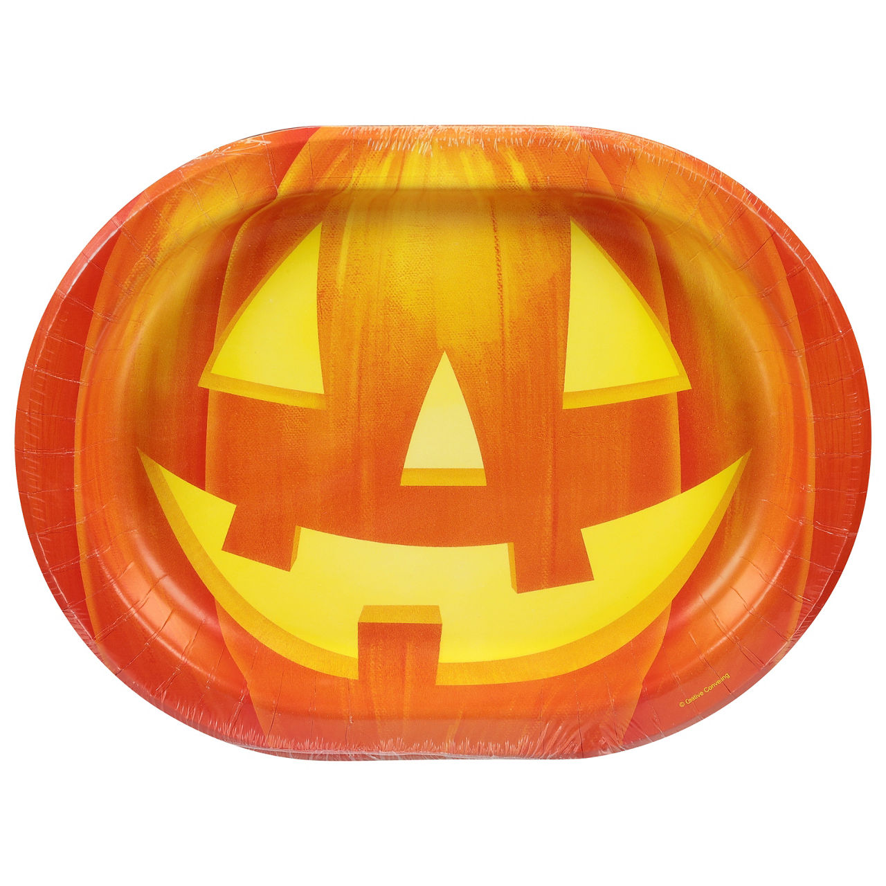 Paper Art Extra Strong Pumpkin Party Plate | Wegmans