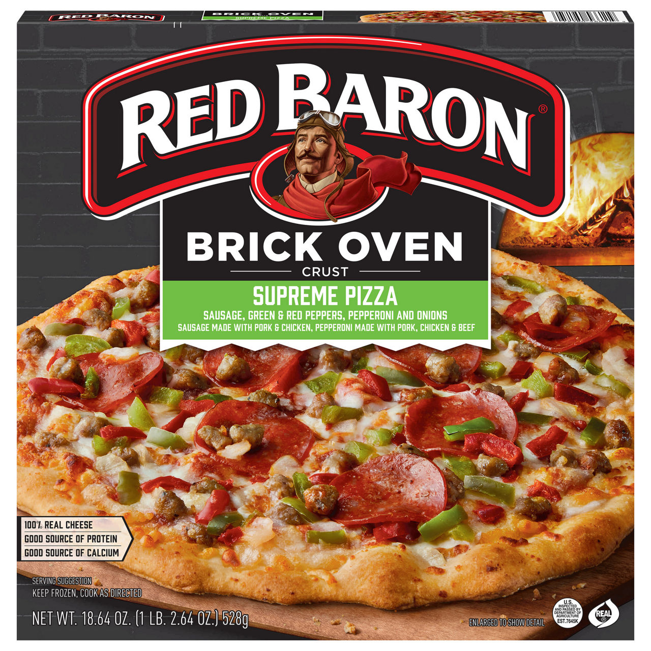 Red Baron Supreme Brick Oven Crust Frozen Pizza | Wegmans
