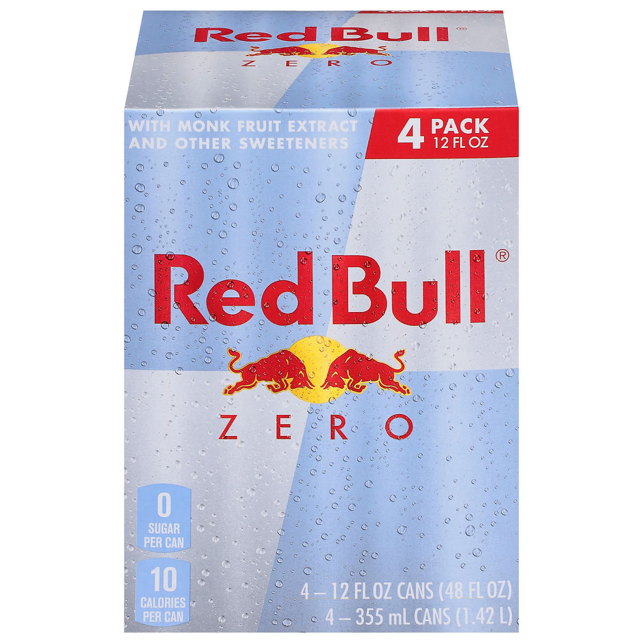 Red Bull Energy Drink, Zero, 4 Pack | Wegmans