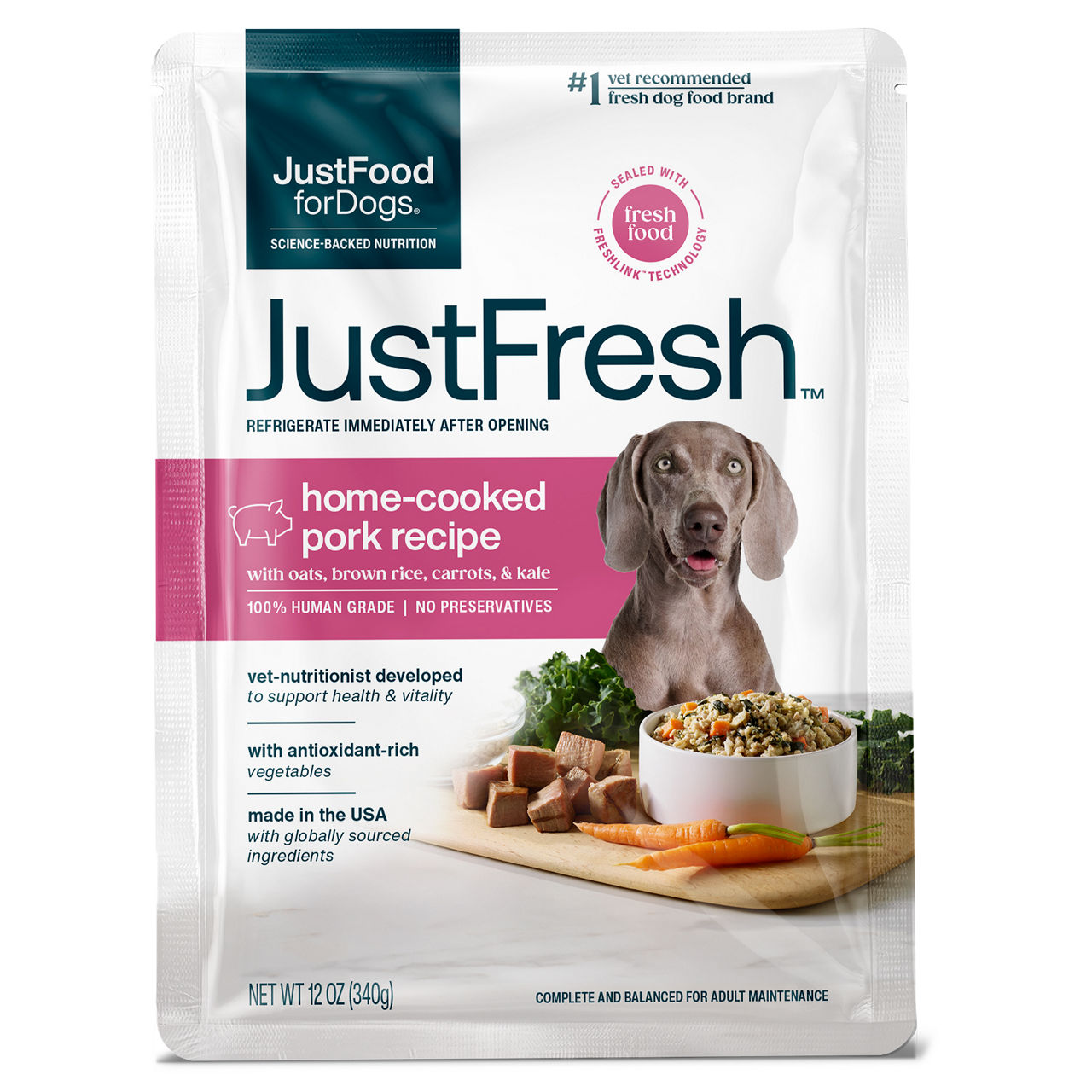 JustFoodForDogs JustFresh Beef Recipe - 12 oz | Wegmans