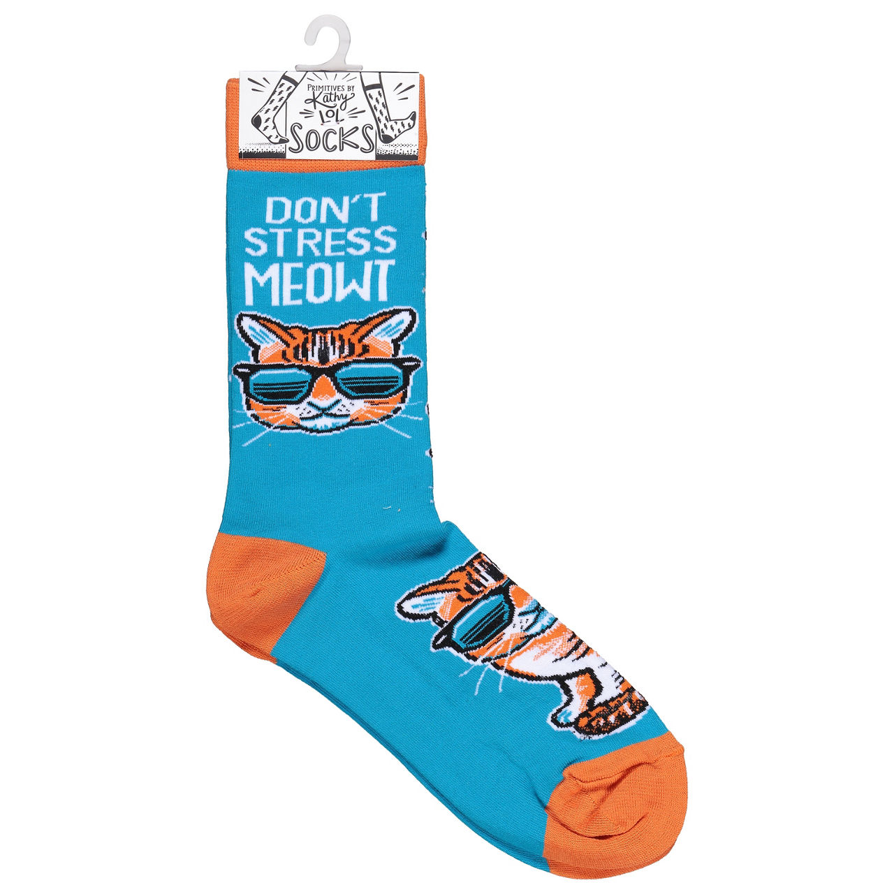 Primitives by Kathy Stress Meowt One Size Socks | Wegmans