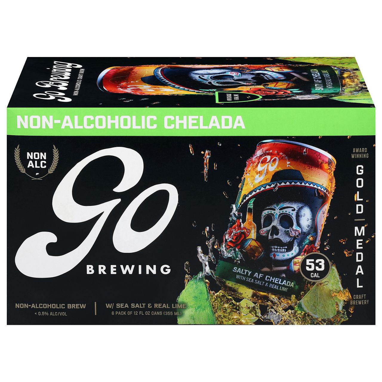 Go Brewing Salty AF Chelada 6/12oz Cans | Wegmans