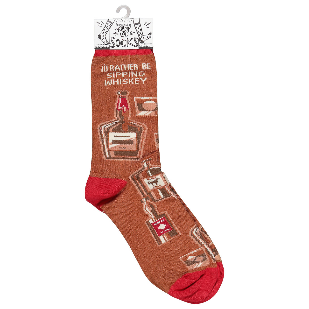 Primitives by Kathy Rather Be Sippin Whsky One Size Socks | Wegmans
