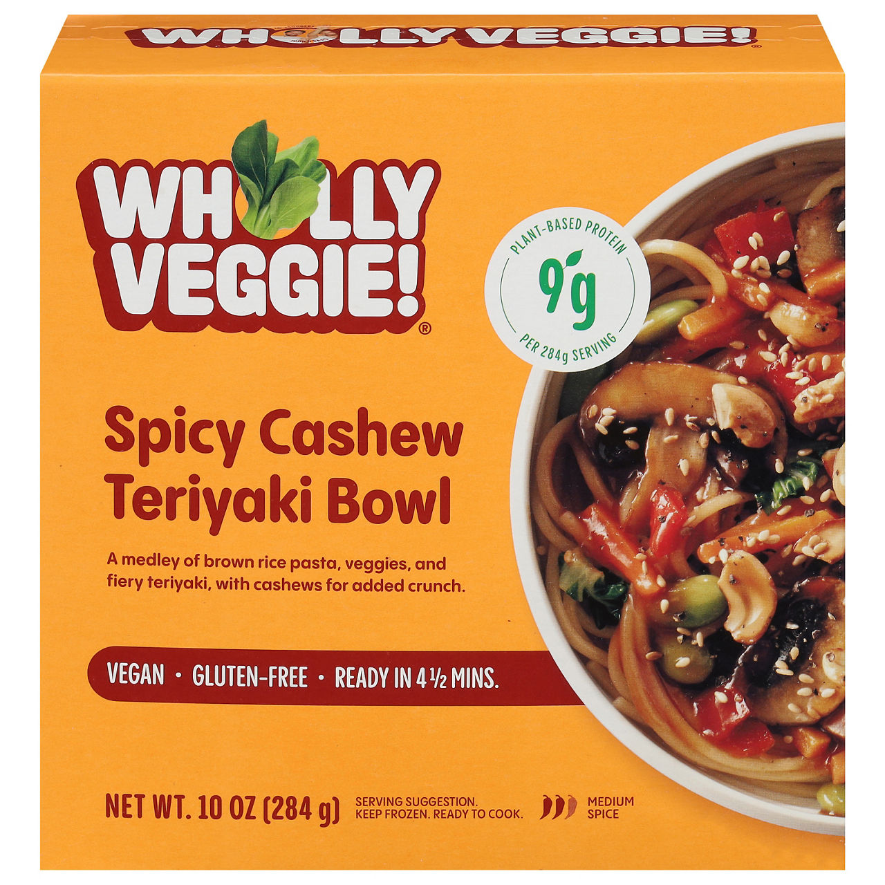 Wholly Veggie! Teriyaki Bowl, Spicy Cashew, Medium Spice | Wegmans