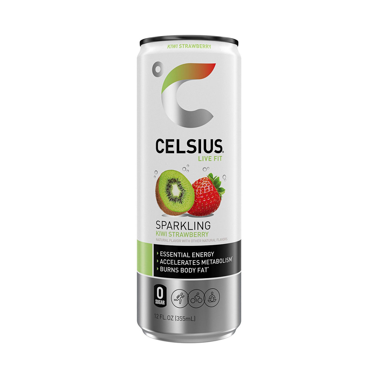 CELSIUS Core Sparkling Kiwi Strawberry, Functional Energy Drinks